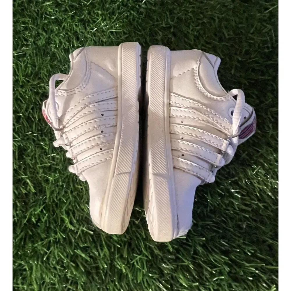 K-Swiss Classic Triple White Infant Baby‎ Casual Sneakers Shoes Size 4 1/2
